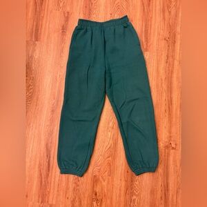 Yellow The Label Green Sweat Pants | M
